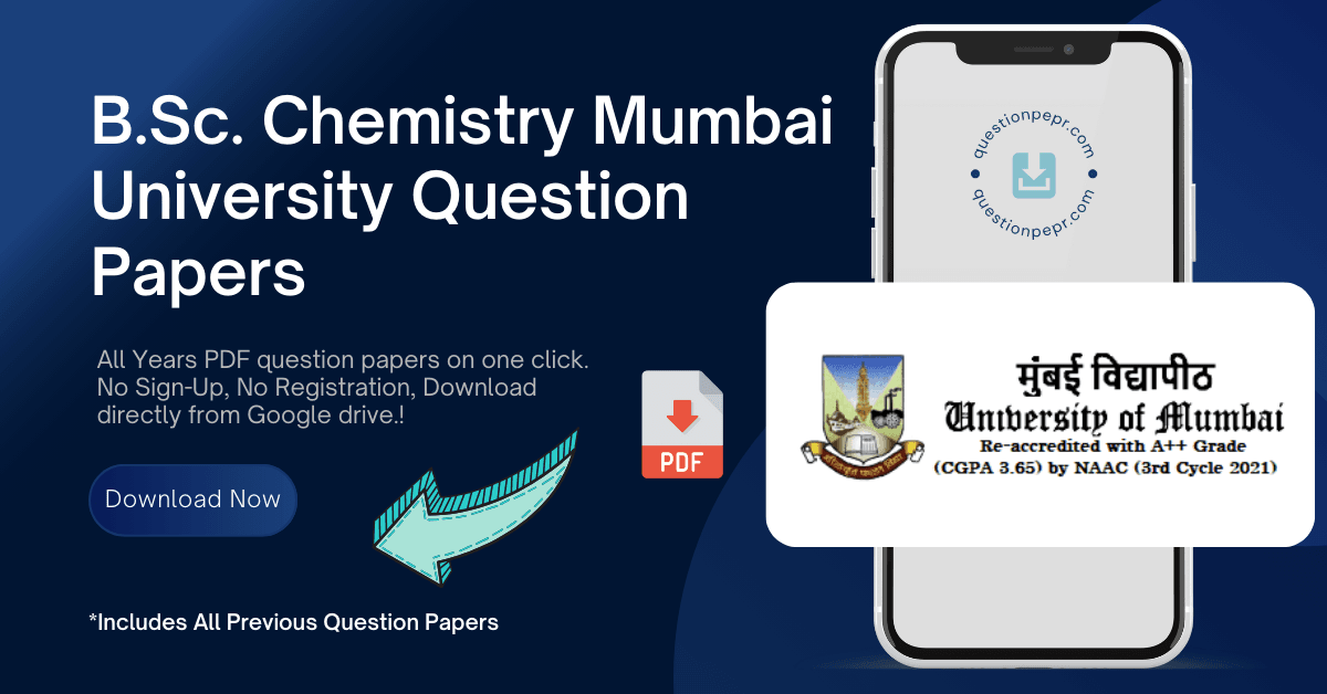BSc Chemistry Mumbai University Question Papers