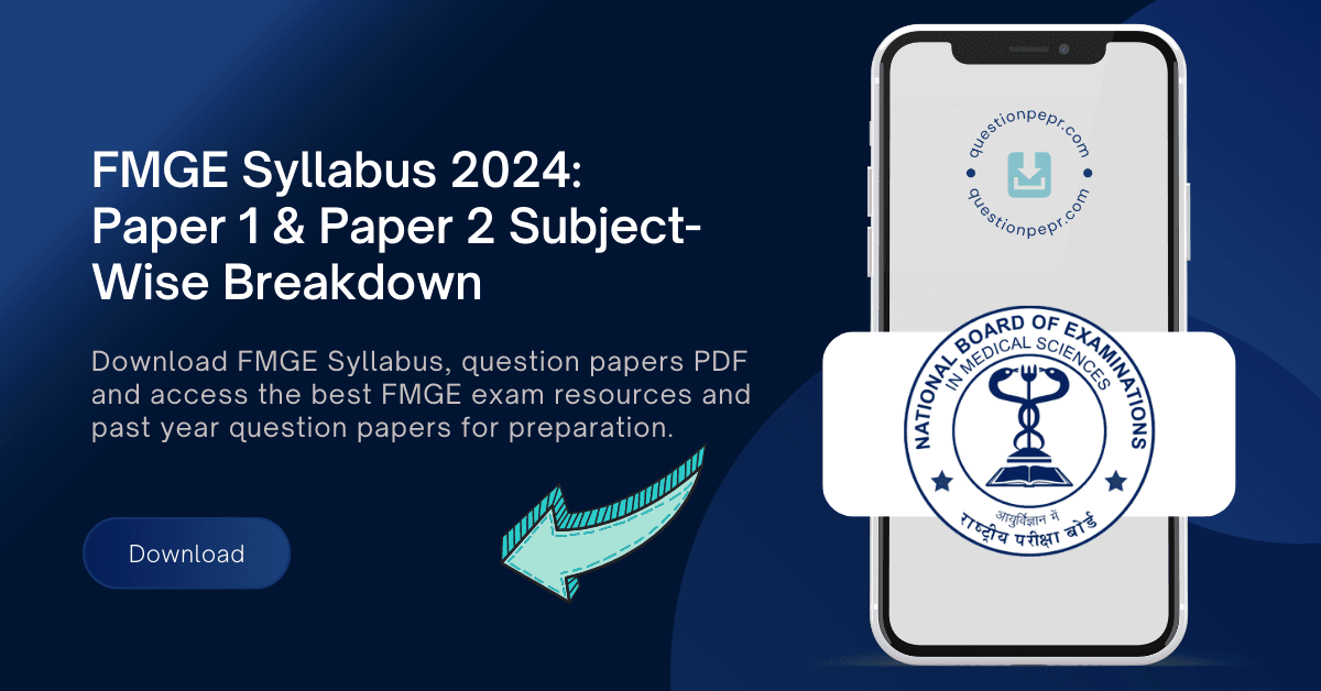 FMGE Syllabus latest