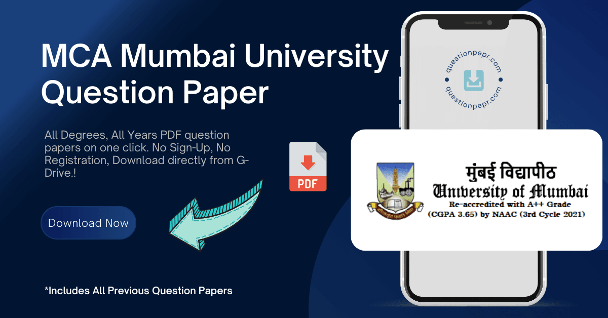 MCA Mumbai University Question Paper