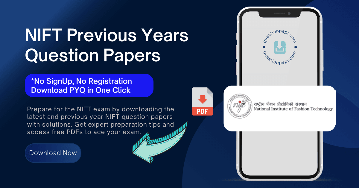 Previous year NIFT question paper