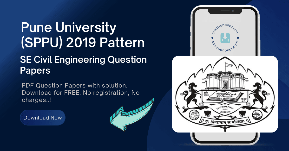SE Civil Engineering (2019 Pattern) Pune University (SPPU) Question Papers PDF Download